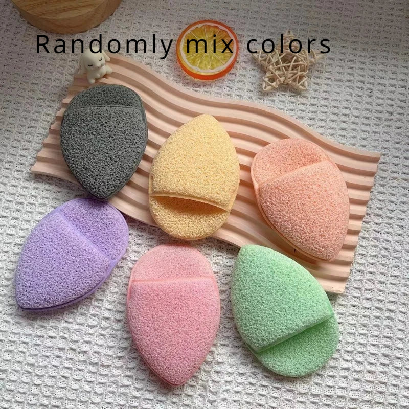 4 Glove Facial Exfoliating Sponge Deep Cleansing Reusable Suitable Qme mix 5 PCS