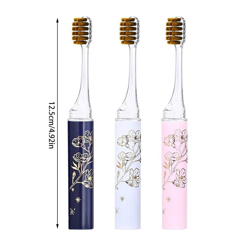 1 Lipstick Shaped Toothbrush Portable Detachable Cleaning Teeth Ultra Qme