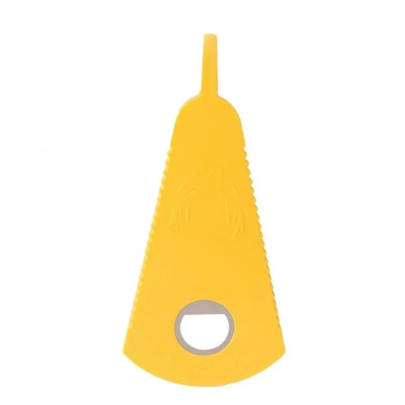 Can opener manual bottle opener capping universal bottle opener multifunctional household capping bottle opener Qme yellow 1pcs