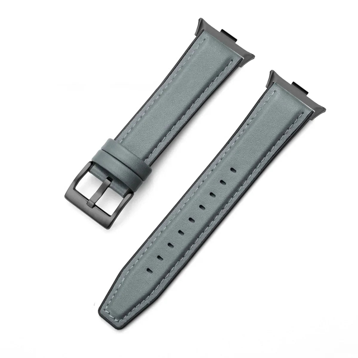 Band Leather Bracelet for Redmi watch 4 Wrist Strap for Xiaomi Mi band 8 pro watchband Smart watch Sports Strap Accessoeies Qme GreyB-B Redmi Watch4