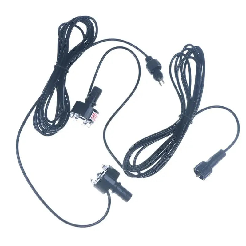 1PC Underwater 6-LED Light Ring For Fountain Fish Pond Water Garden AC Adapter Warm White/White Fountain Light Ornament. Qme