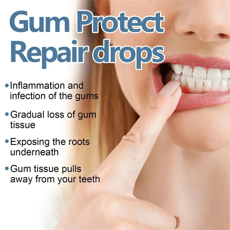 Damaged Gum Reduce Serum Effectively Relieve Tooth Allergy Cavities Tooth Cleaning Toothpaste Relieve Tooth Damage Soothing Oil Qme