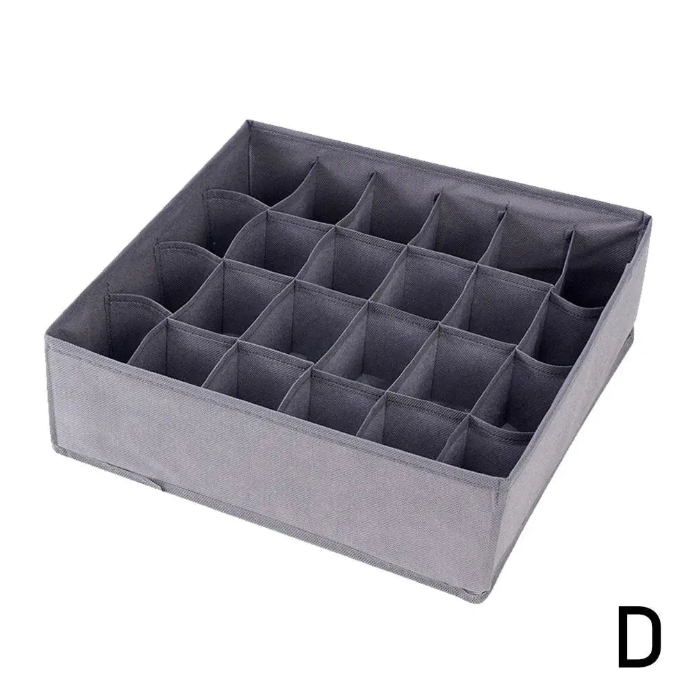 Underwear Storage Box Clothes Ties Organizer Large Capacity Multifunction Socks Pants Storage Box Space-saving Foldable Case Qme D