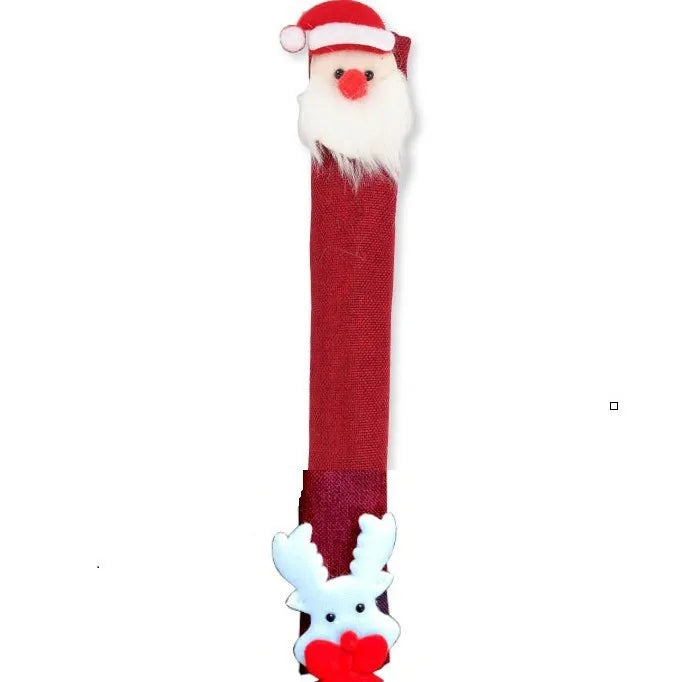Xmas Linen Appliance Handle Covers Microwave Fridge Oven Door Qme C