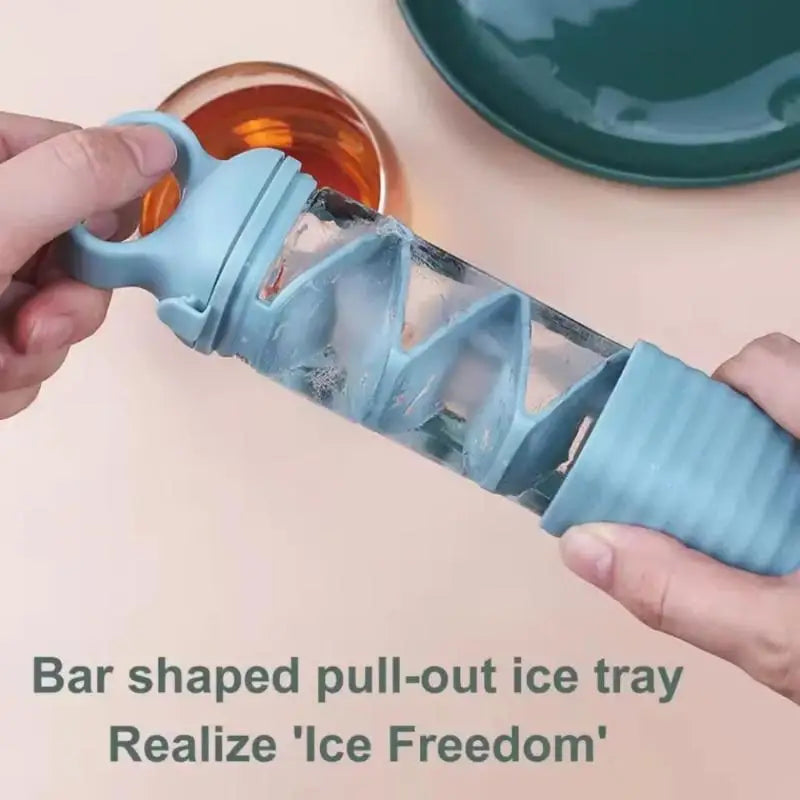 Collapsible Ice Cube Tray Portable Foldable Maker Easy Release Qme