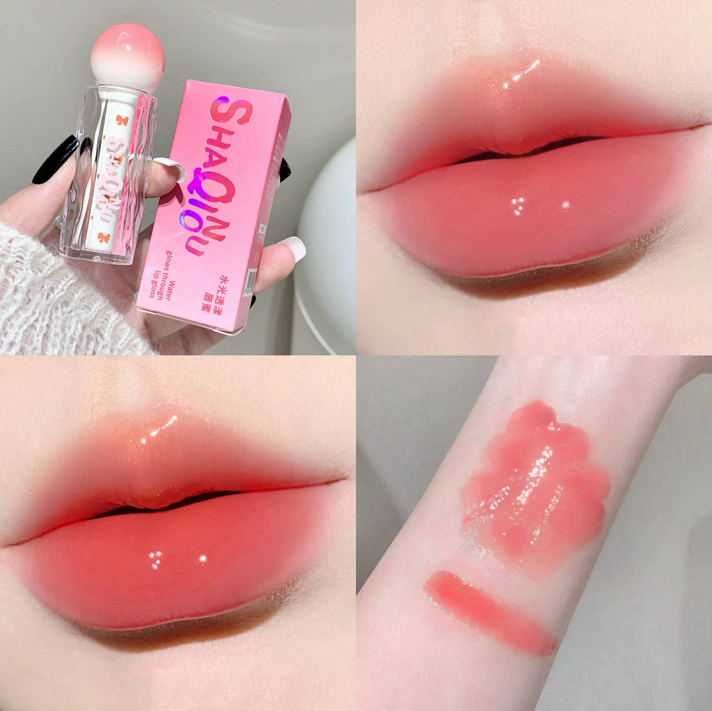 SHAQINUO Watery Lip Gloss Moisturizing Mirror Water Long-lasting Qme S9028-4