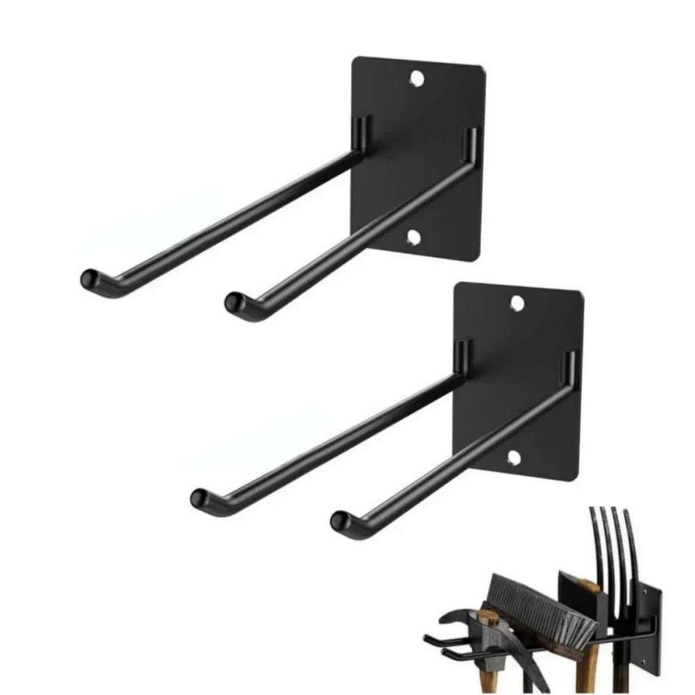 Heavy Duty Self-adhesive Hook Wall-mounted Storage Hook Warehouse Storage Organize Rack Gardening Accessories Qme