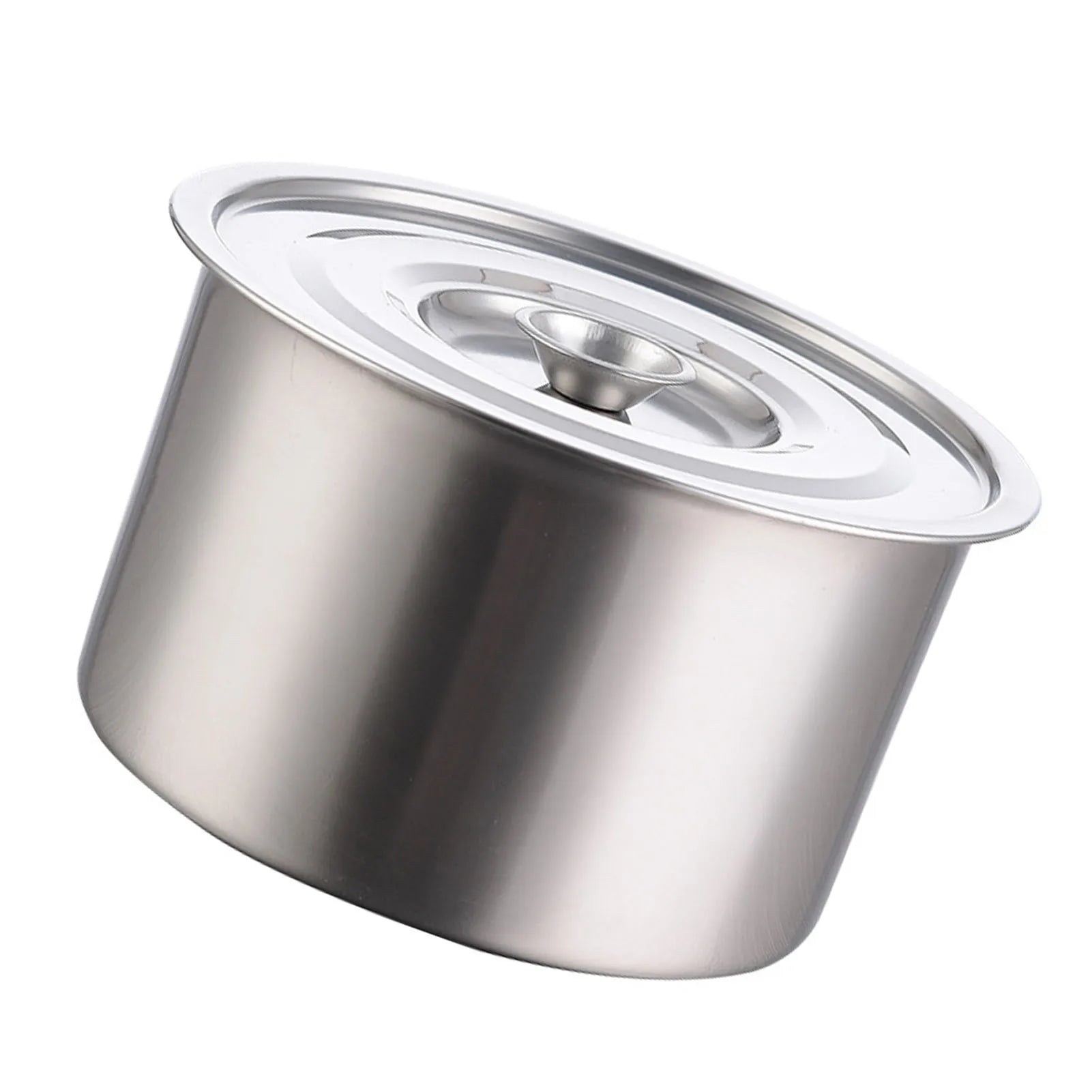 Stainless Steel Kitchen Seasoning Pot Multifunctional Seasoning Box Soup Bowl Mixing Bowl Egg Bowl Stew Cup for Home Cooking Qme