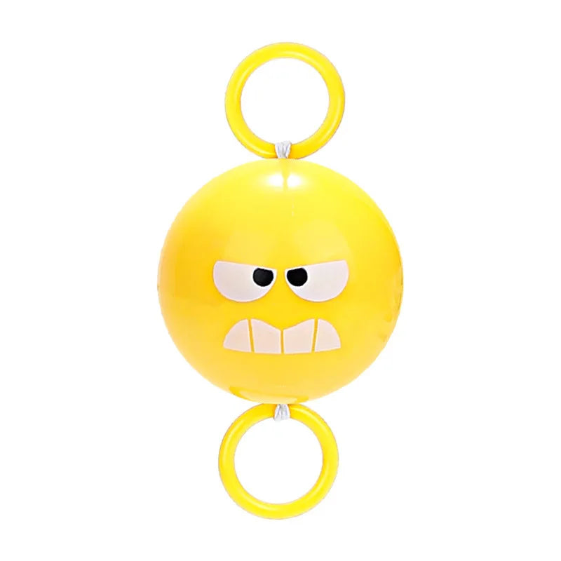 A Luminous Whistle Flying Ball Toy Rotating Cable Toy LED Light Luminous Leisure Stress Relief Toy Gift Children's Reward 51mm Qme