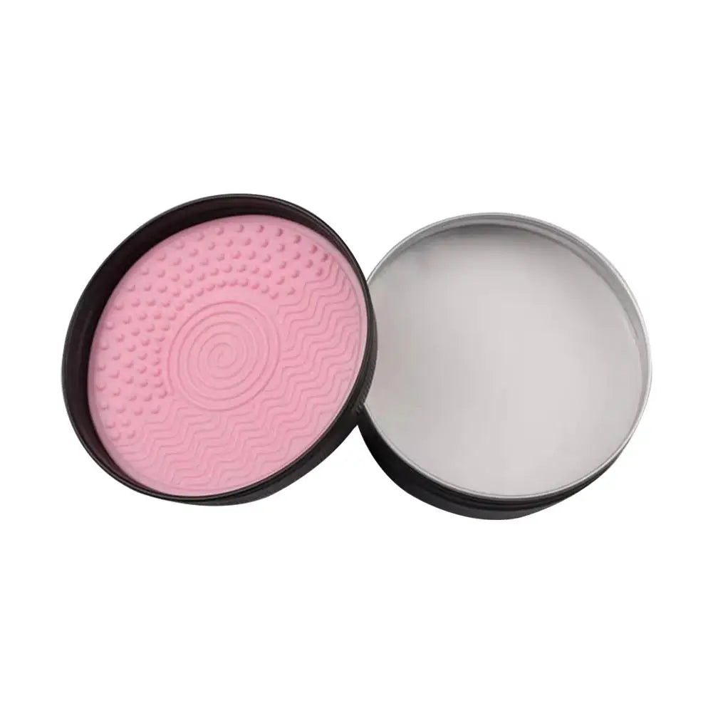 Makeup Brush Cleaning Soap Portable Case Cleaner Pad Washing Qme Black 100g
