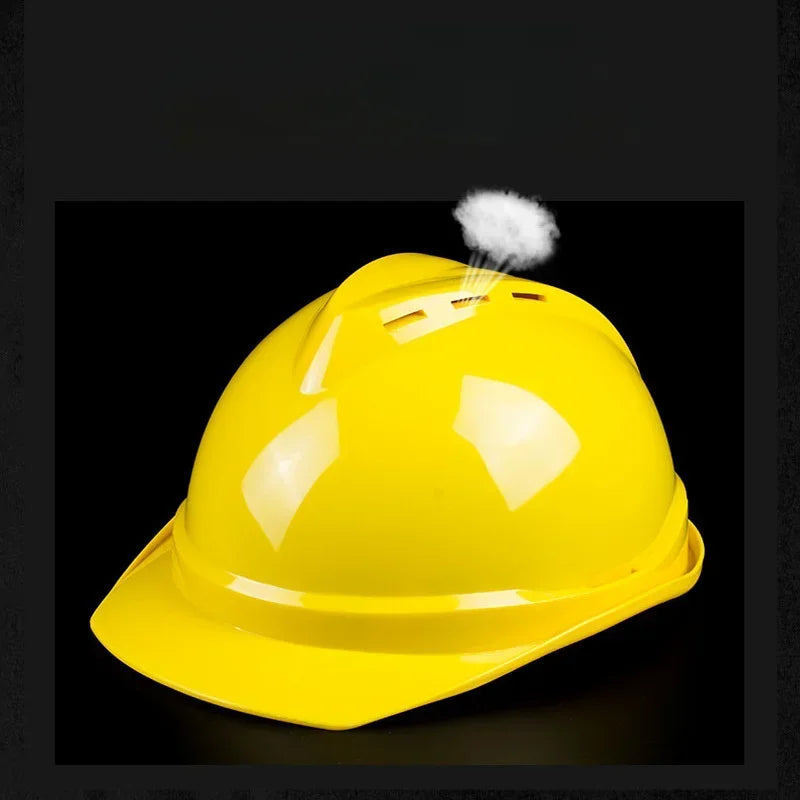 Outdoor Working Construction Workplace Adjustable Thickened Protective Safety Hard Hat ABS Material Qme
