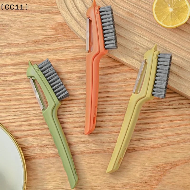 Multifunctional Fruit Vegetable Carrot Potato Washing Brush Scrubber Qme