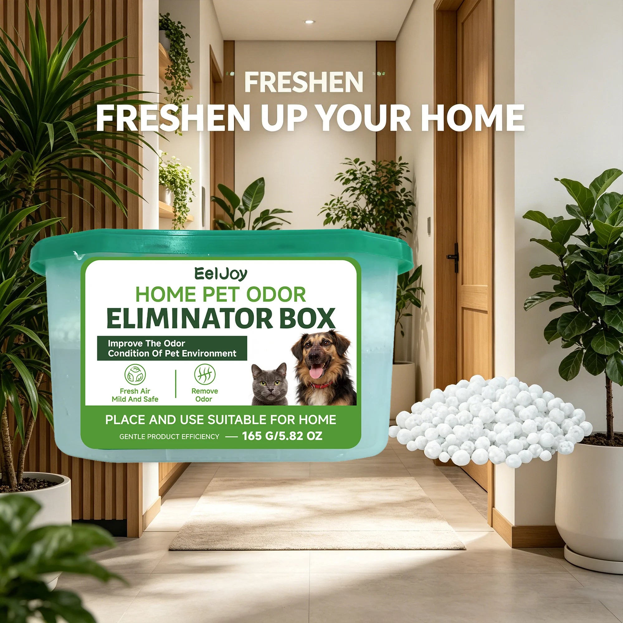 Household Pet Deodorizing Box Eliminating Odors Freshing Air Improve Environment Condition Long Lasting Fragrance Pet Deodorizer Qme