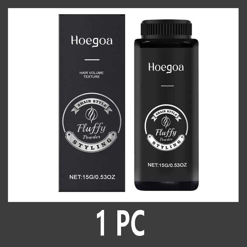 Matte Hair Styling Fluffy Hair Powder Volume Texturizing Fiber Build Up Oil Control & Thicker Looking Hair Finish for Men Women Qme 1PC