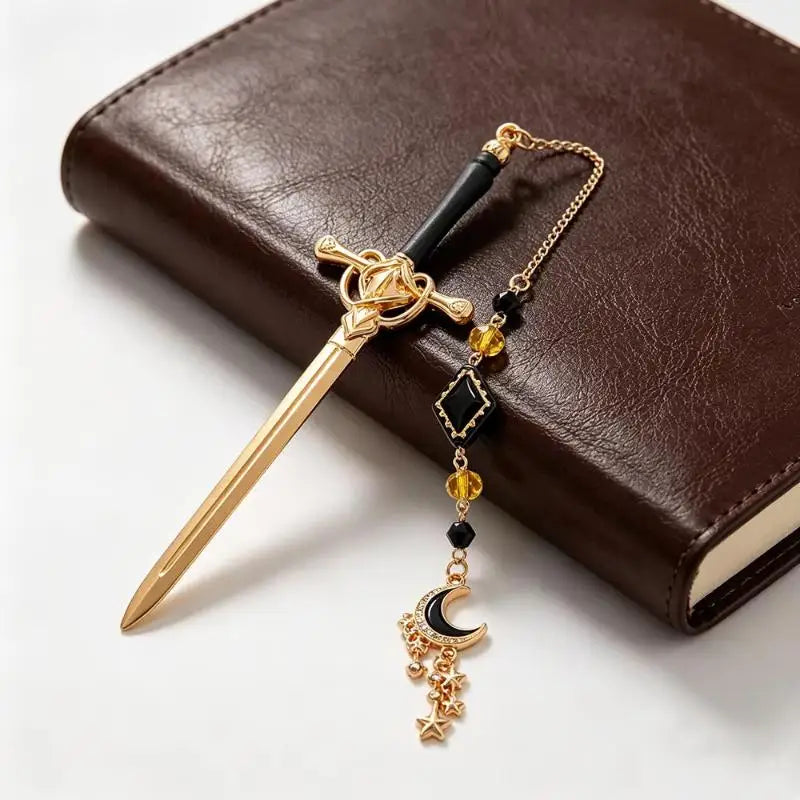 Fourth Wing Dragon Sword Bookmark Stylish Fantasy Gothic Design Page Qme