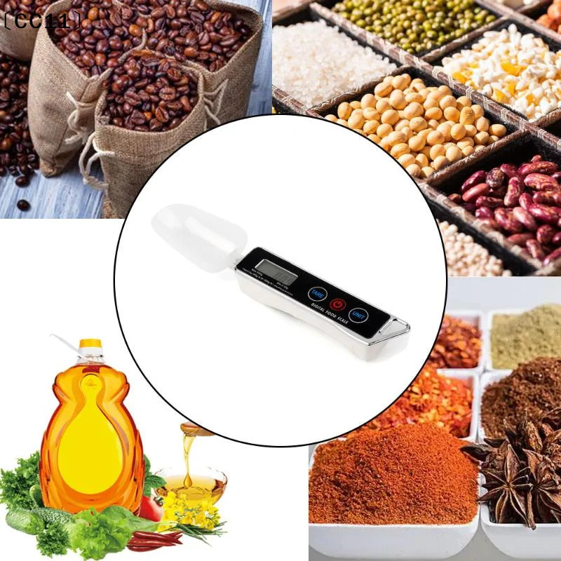 Electronic Kitchen Scale Spoon Mini Tool Milk Coffee Tea Removable Qme