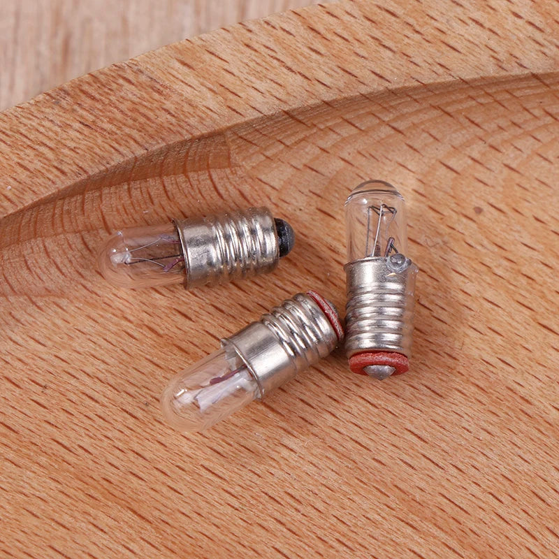 Lot Mini Indicator Light Bulb E5 Screw Mouth Miniature Lamp 6 3V 12V Qme