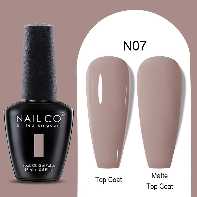NAILCO Winter Red Gel Nail Polish Semi Permanent Soak Off Varnishes