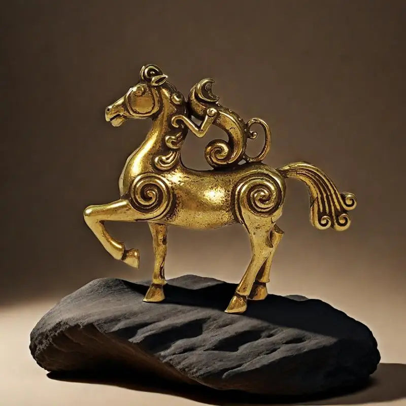 2026 Year Horse Feng Shui Figurines Miniatures Bless Career Success Qme