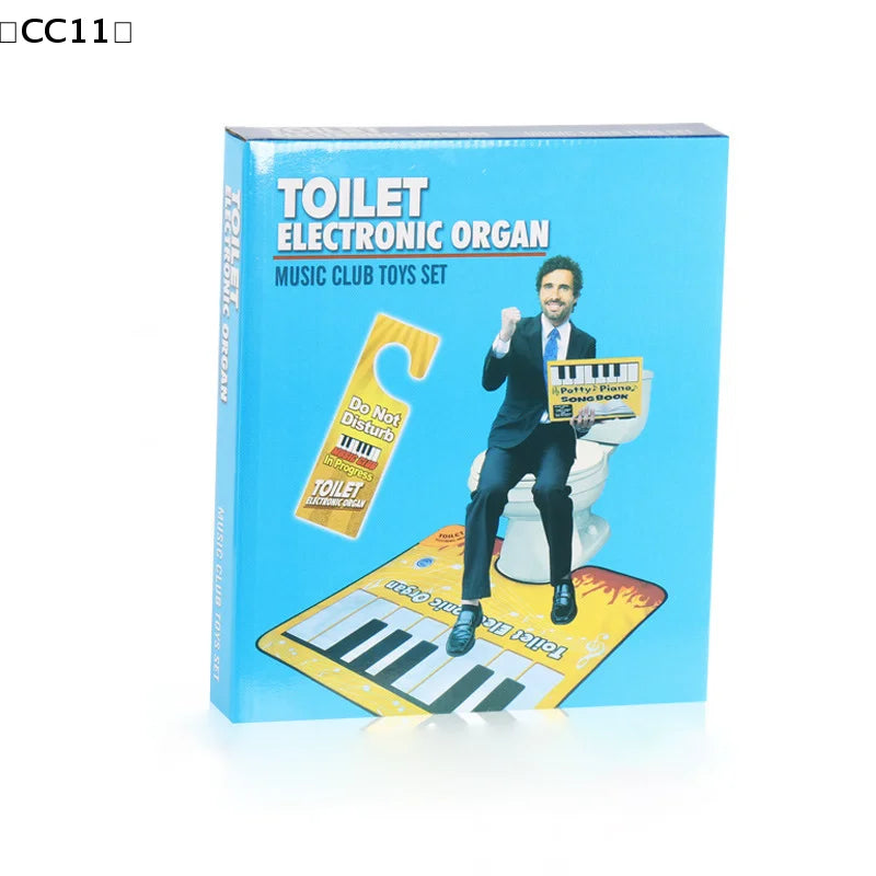 Toilet Piano Music Carpet Potty Sounding Rug Creative Bathroom Fun Qme