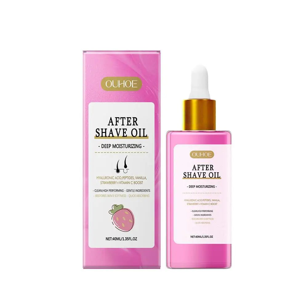 women Serve Shave Oil Strawberry Vanilla After Shave Oil Truly Skin Care After Shave Oil For Smooth Skin Moisturizes Soft﻿ Qme 1pcs CN