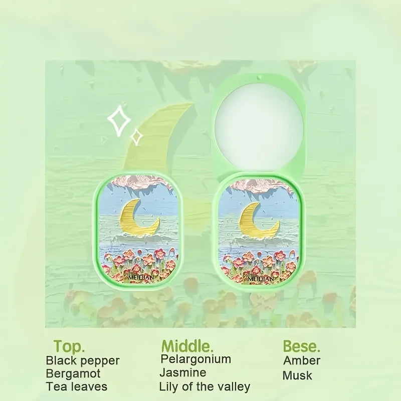 Solid Floral Fragrance Cream Long-lasting Portable Multiple Types Qme