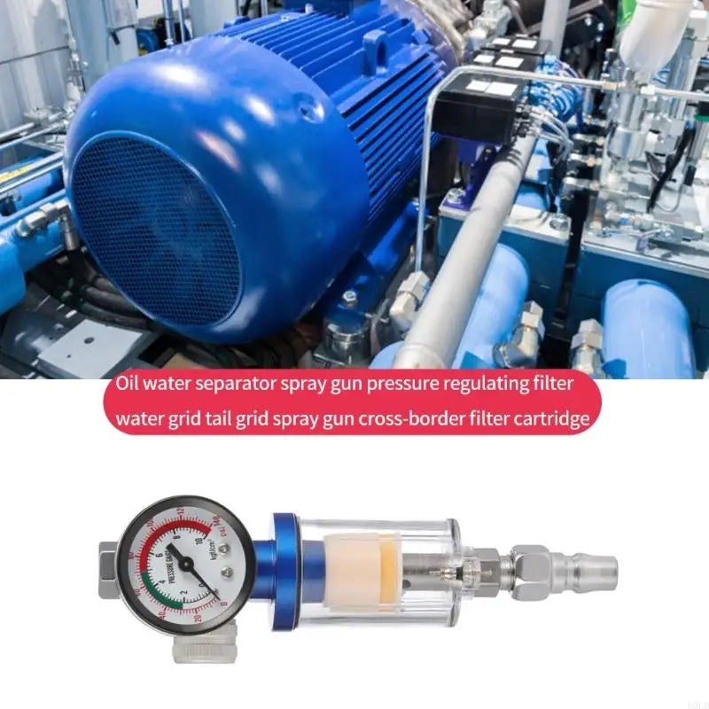Sprays Guns Air Regulator Gauges In-line Oil Water Trap Filter Qme