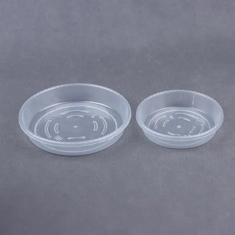 Desktop Plant Saucer Plastic Trash Storage Flower Pot Base Home Round Qme