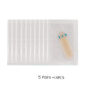 Eyebrow Protection Waterproof Tape Tattoo Real Operation Transfer Sticker Skin Eyebrow Line Practice Permanent Silicone Tattoo Qme 5Pairs