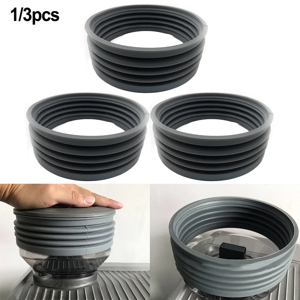 1/3pcs Coffee Compressed Volume Silicone Bellow Coffee Tools Coffee Machine Accessories For Breville Single Dose Hopper Qme