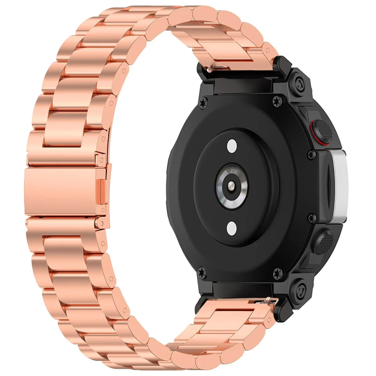Luxurious Stainless Steel Band For Amazfit T Rex3 Smart Watch Strap Metal Bracelet For Huami Amazfit T Rex 2 Qme