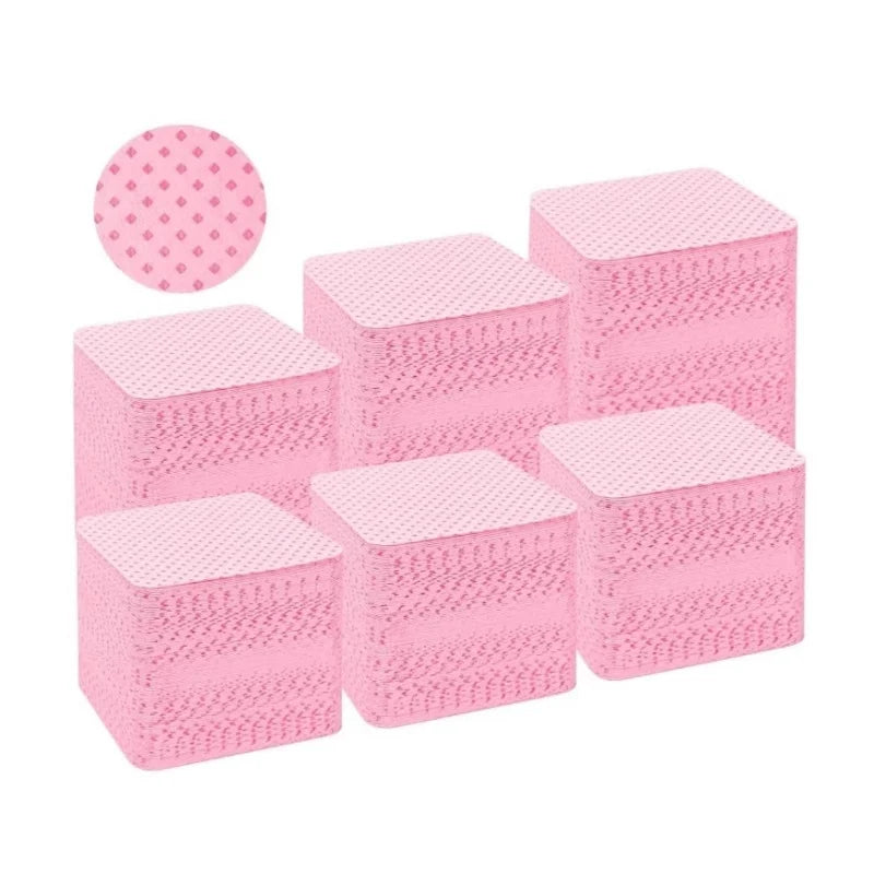 Wipes Napkins Remover Gel Plum Blossom Shape Nail Wipes Nail Manicure Pedicure Pads Art Cleaning Tools Tips Nail Polish Remover Qme