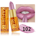 16Colors Bold Intense Glitter Shiny Metallic Lipstick Lip Tint Long Qme 102