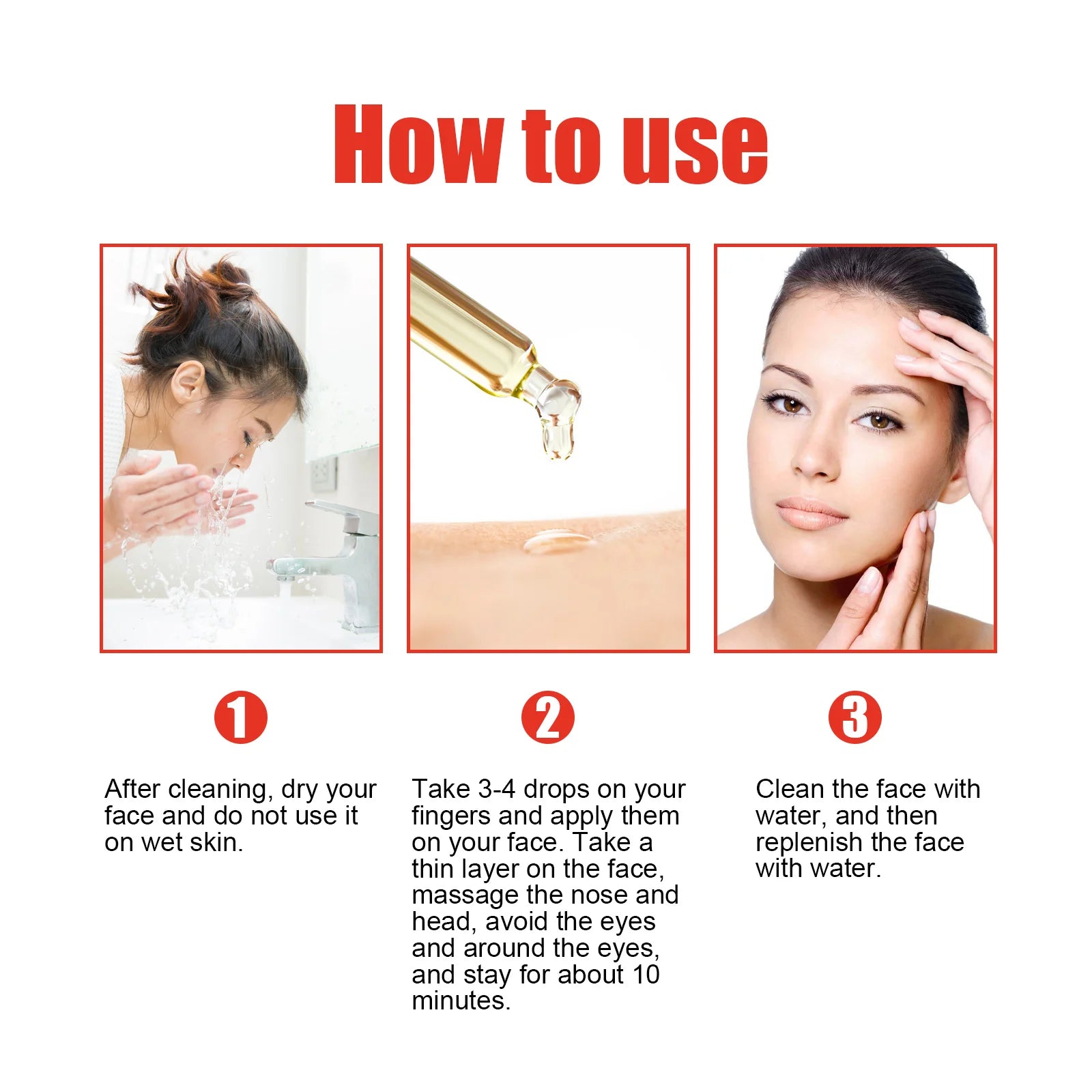 Salicylic Acid Face Serum Firming Lifting Shrinks Pores Niacinamide Brighten Skin Tone Fade Acne Scars Moisturizing Skin Care Qme