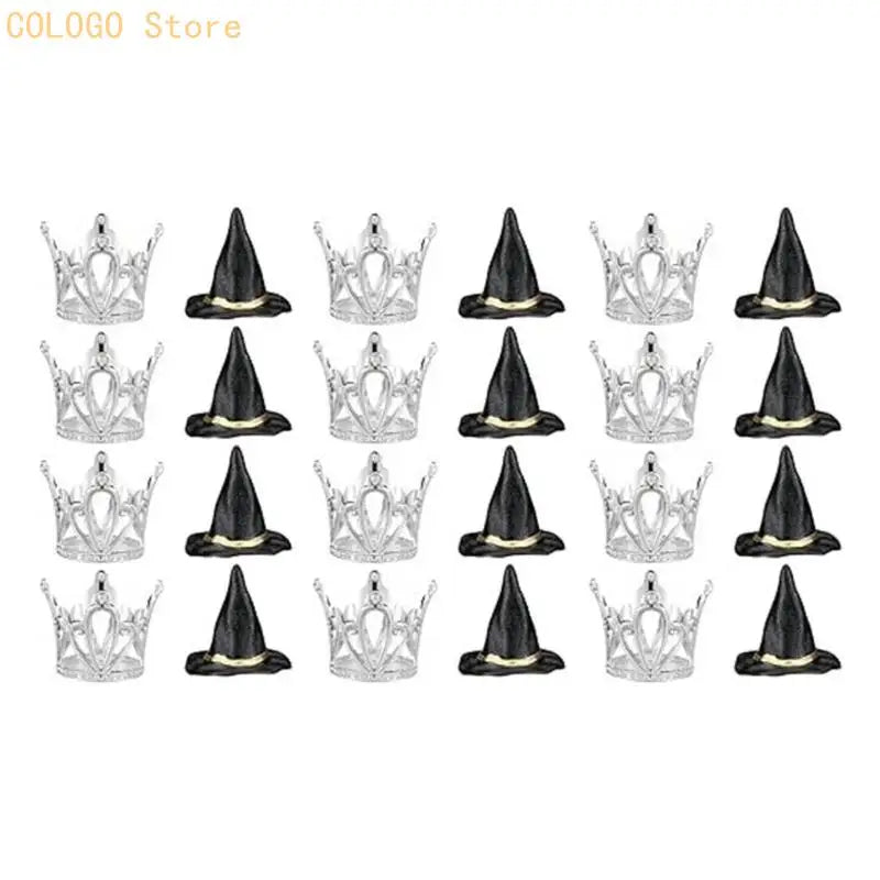 Halloween Birthday Cake Decorations Witch Hat Crowns Plastic Party Qme WT04 model China Mainland