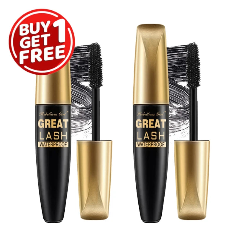 Rebellious Girl 24Hour Mascara Long-lasting Wear Smudge-proof Qme 2pcs