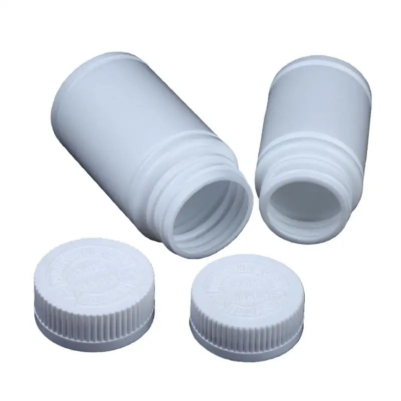 Solid Powder Portable Containers Plastic HDPE White Empty Seal Qme