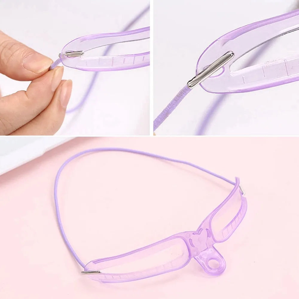 8 in1 Eyebrow Shaping Template Reusable Eyebrows Shaper Stencils Qme