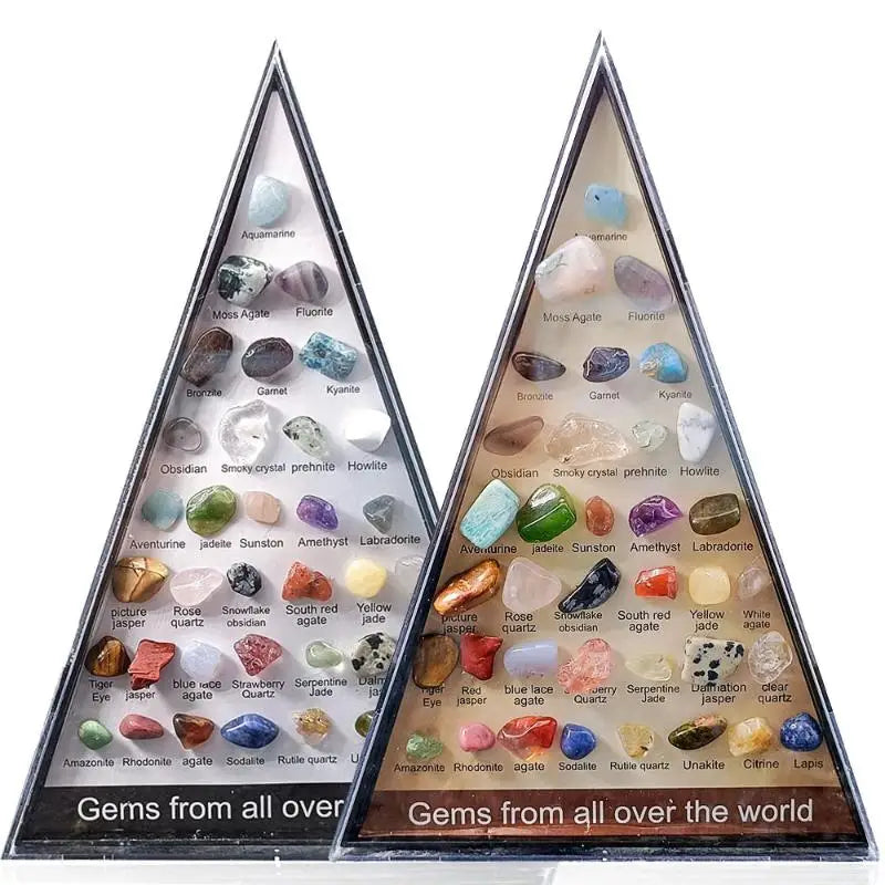 Gemstone Quartz Crystal Chakra Healing Stones Crystals Hexagon Rose Qme