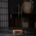 Home Aloeswood Censer Simple Meditation Incense Stand Indoor Qme brown M 1Pc