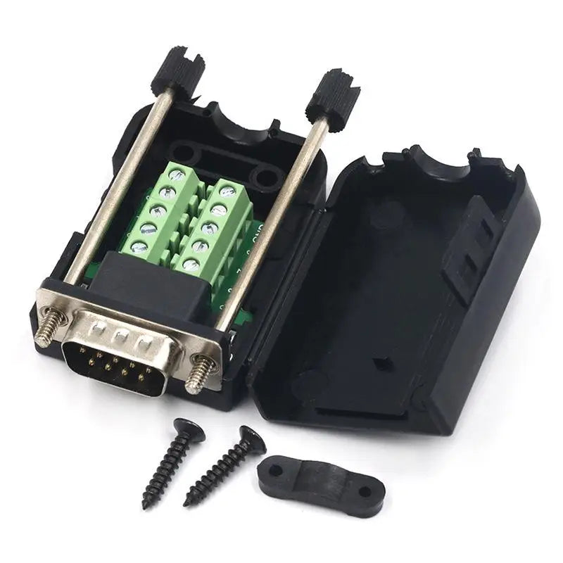 Db9 Serial Com Transfer-free Solder Terminals Rs232 Male Connector Qme A3