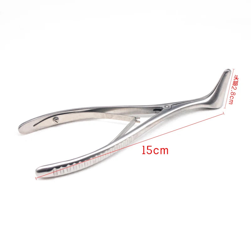 Medical Nose Mirror Speculum Lens Nostril Pliers Nasal Cavity Qme indigo