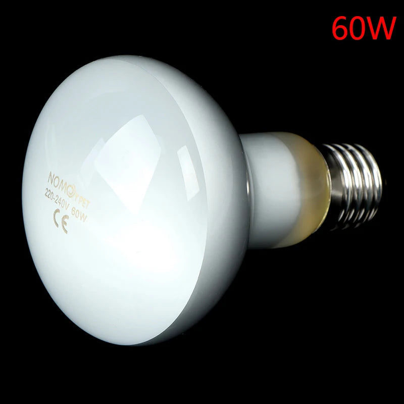 UVA+UVB Reptile Lamp Bulb Turtle Basking UV Light Bulbs Heating Lamp Amphibians Lizards Temperature Controller Qme 60W