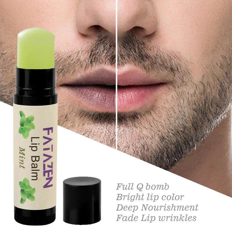 Organic Honey Lip Balm Mint Flavor Eco Friendly Chapstick Shea Butter Lip Balm For Men Qme