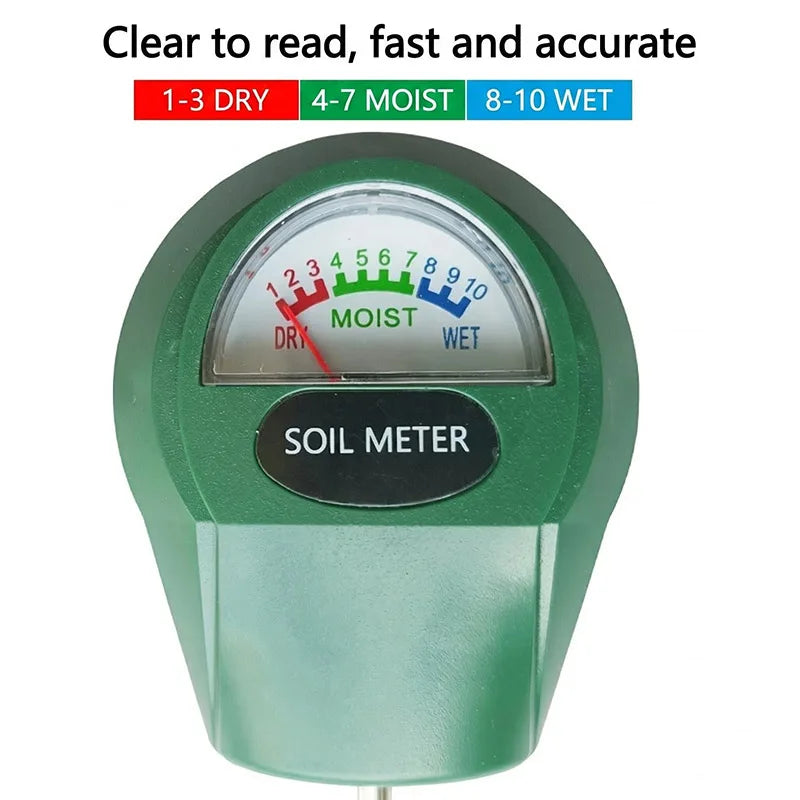 Soil Moisture Meter Plant Water Tester Hygrometer Probe Garden Farm Qme
