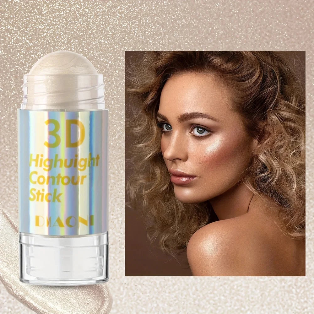 Shimmer Blush Stick Water Light Highlighter Make Up Face Body Glitter Qme 04