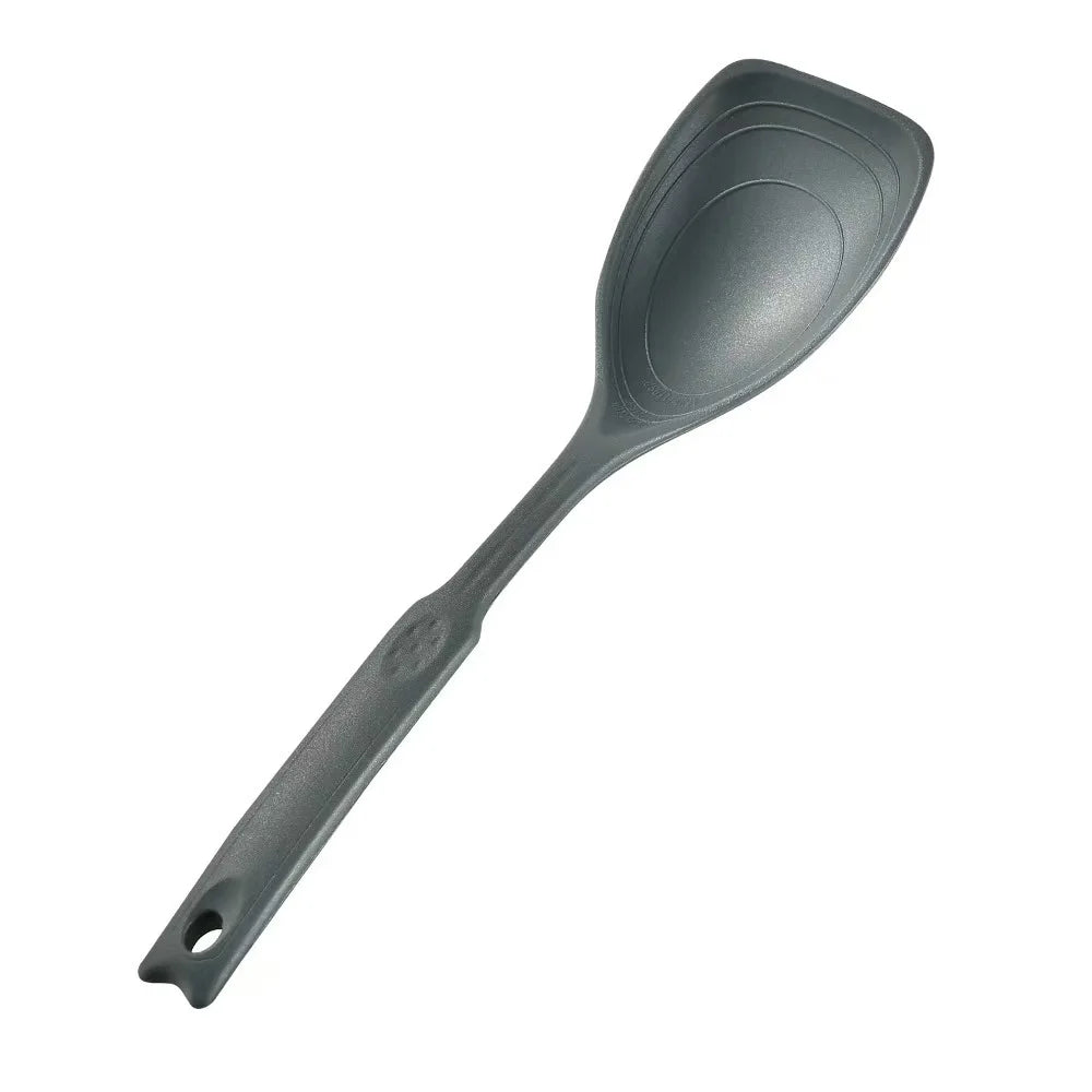 Large Silicone Cooking Spatula Spoon High Temperature Resistant Non-stick Pan Special Cooking Shovel Spoon Kitchen Utensil Qme Grey