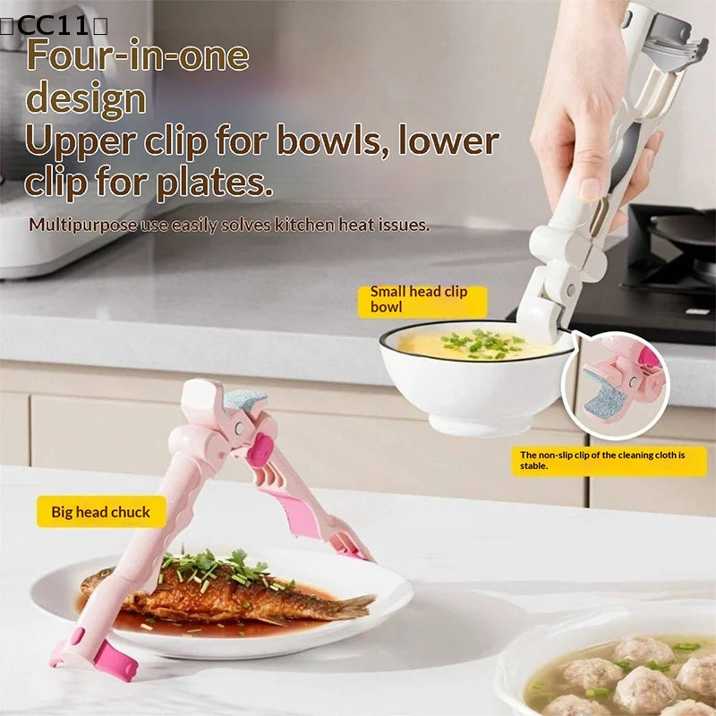 Multi-purpose Anti Scalding Clip Plastic Handle Heat-resistant Qme