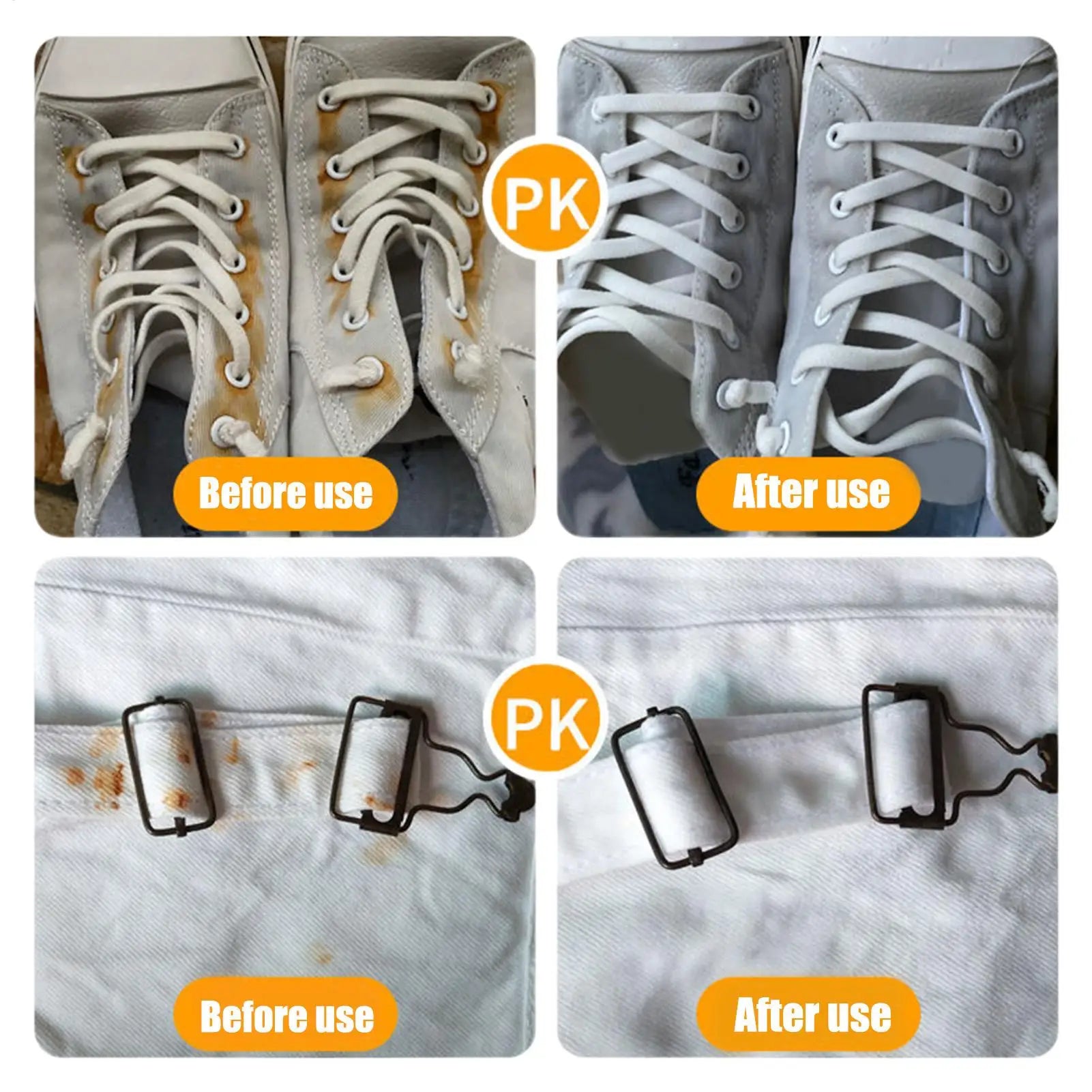 Rust Remover for Clothes 100ml Safe Portable Fabric Rust Cleaner for White Clothes Garments Denim Jeans Bag Washable Textiles Qme