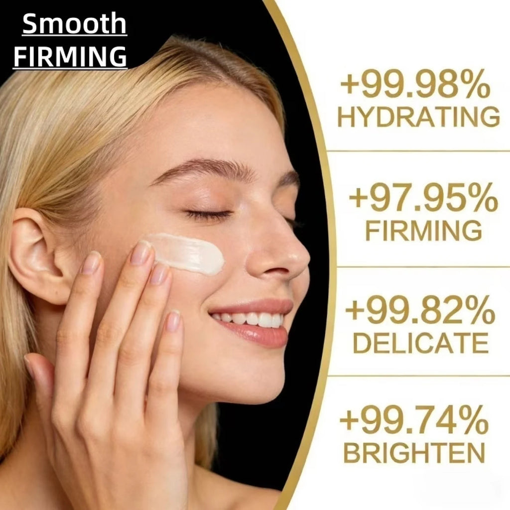 Retinol Collagen Day Night Face Cream with Hyaluronic Acid & Multi Vitamins, Moisturizing Firming Daily Skin Care Lotion Qme